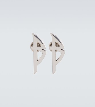 Typo logo earrings | Balenciaga