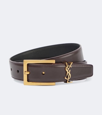Cassandre 30mm leather belt | Saint Laurent