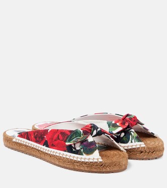 Floral espadrille slides | Dolce&Gabbana