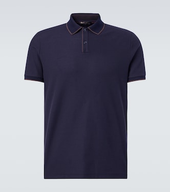 Brentwood cotton-blend piqué polo shirt | Loro Piana