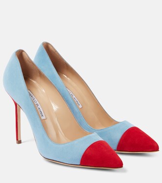 Pumps Capcour 105 in suede | Manolo Blahnik