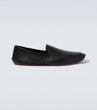 Vasko leather slip-on shoes | The Row