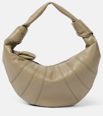Fortune Croissant Mini leather shoulder bag | Lemaire