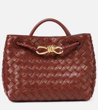 Andiamo Intrecciato Small leather tote bag | Bottega Veneta