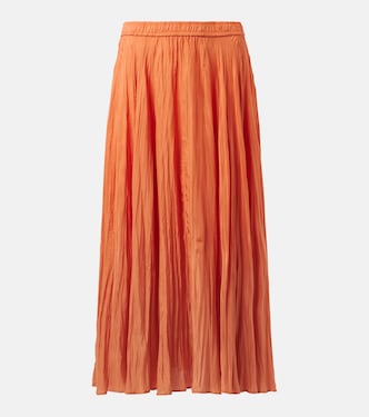 Sully silk midi skirt | Joseph