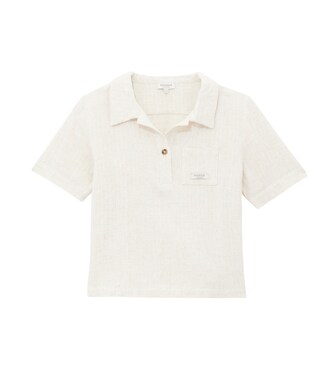 Fortt linen and cotton polo shirt | Donsje