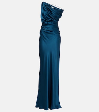 Robe longue en satin de soie | The Sei