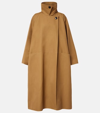Aurore oversized cotton canvas coat | The Row