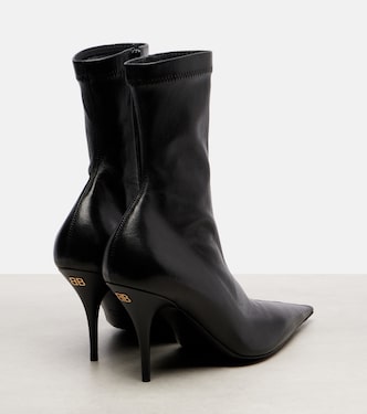 Avenue 90 leather ankle boots in black - Balenciaga | Mytheresa