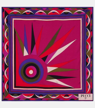 Hawaii silk twill scarf | Pucci