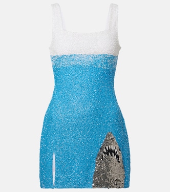 Robe Le Sable à perles fantaisie | Staud