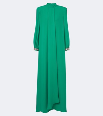 Cady Couture crystal-embellished silk gown | Valentino