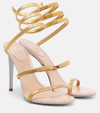 Sandalen Juniper aus Metallic-Leder | Rene Caovilla