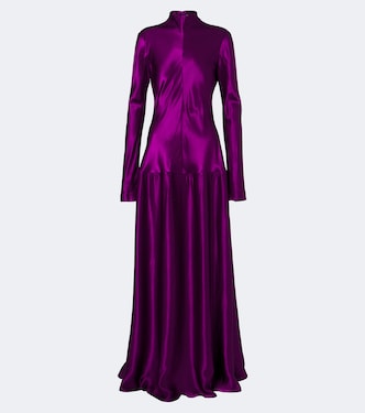 Satin maxi dress | Fforme
