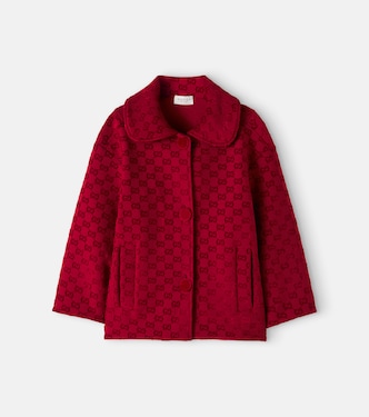 GG chenille-trimmed jacket | Gucci Kids