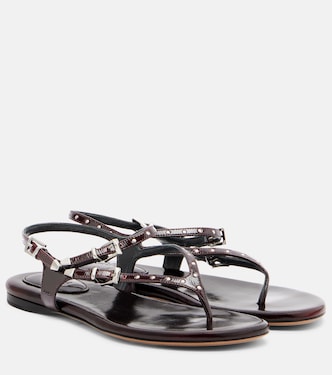 Susanna studded leather thong sandals | Chloé