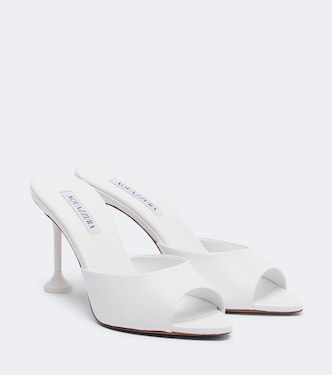 Bisous leather mules | Aquazzura