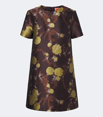 Devon floral jacquard minidress  | La DoubleJ