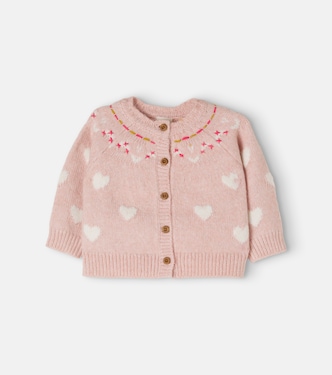 Baby intarsia cardigan | Bonton