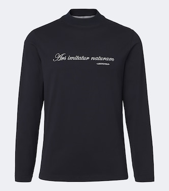 Printed cotton jersey T-shirt | Brunello Cucinelli