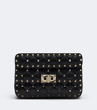 Rockstud Spike Small leather top-handle bag | Valentino Garavani