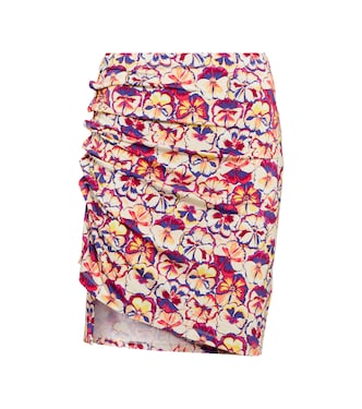 Minifalda floral | Rabanne