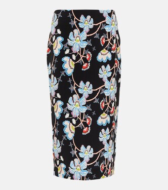 Kara floral cady pencil skirt | Diane von Furstenberg