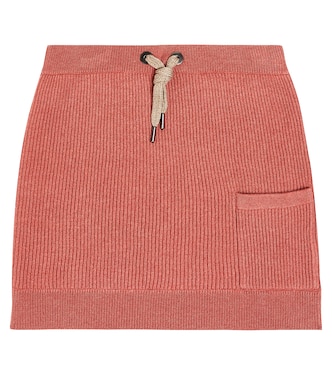 Ribbed-knit cashmere skirt | Brunello Cucinelli Kids