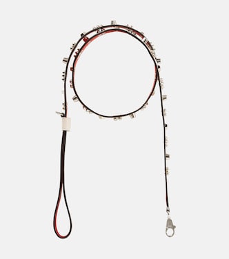 Loubileash spiked leather dog leash | Christian Louboutin
