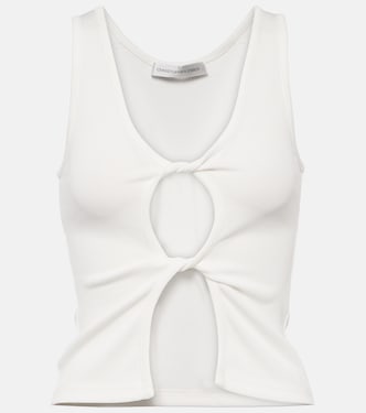 Cutout jersey tank top | Christopher Esber