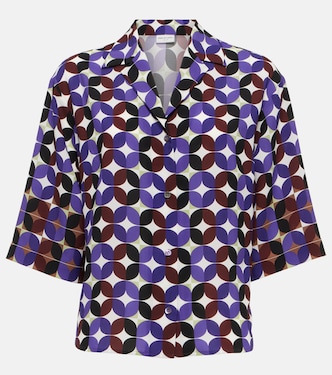 Printed crêpe bowling shirt | Dries Van Noten