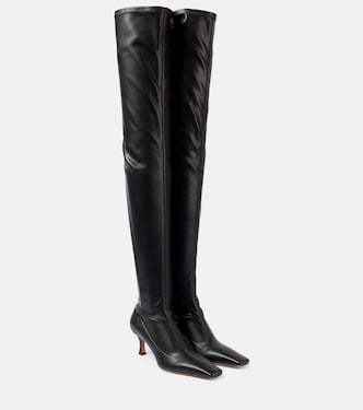 Faux leather over-the-knee boots | Proenza Schouler