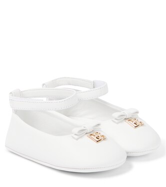 Baby leather ballet flats | Dolce&Gabbana Kids