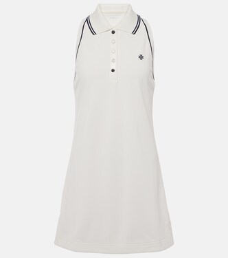 Cotton piqué minidress | Tory Sport