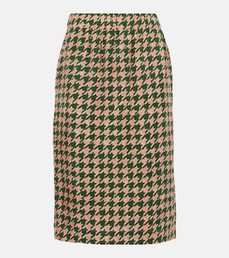 Houndstooth pencil skirt | Dries Van Noten