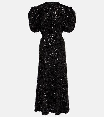 Robe midi à sequins | Rotate