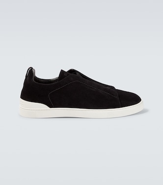 Triple Stitch suede sneakers | Zegna