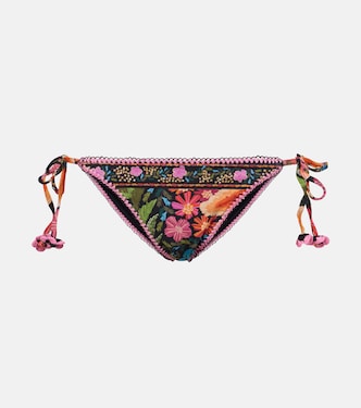 Stitched Garden Tapestry bikini bottoms | Farm Rio