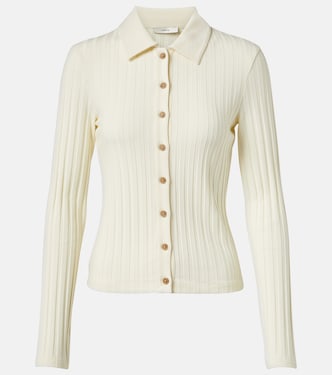 Ribbed-knit cardigan | Vince