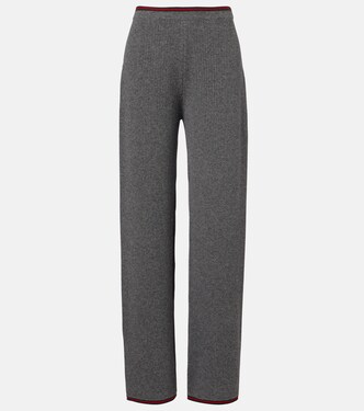 Ribbed-knit wool-blend pants | Gucci