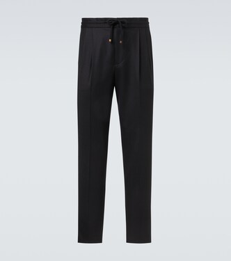 Virgin wool tapered pants | Brunello Cucinelli