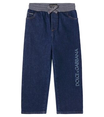 Logo straight jeans | Dolce&Gabbana Kids