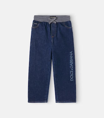 Logo straight jeans | Dolce&Gabbana Kids