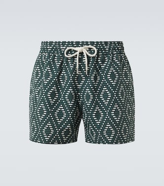 Bedruckte Badeshorts Rio | Frescobol Carioca