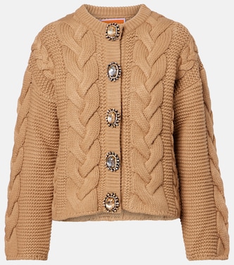 Portrait embellished cardigan | La DoubleJ