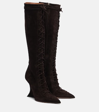 Nina 105 suede knee-high boots | Paris Texas