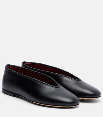 Rosa leather ballet flats | Bottega Veneta