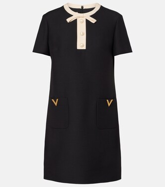 Crepe Couture VGold minidress | Valentino