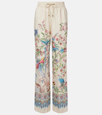 Floral wide-leg pants | Etro