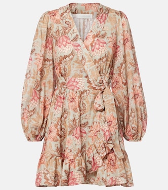 Vestido envolvente Daylight de algodón floral | Zimmermann